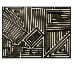 Ink Angles Framed Canvas Prints