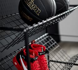 Industrial Metal Ball And Shoe Storage Rack