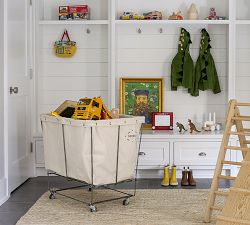 Rolling Laundry Cart With Removable Liner