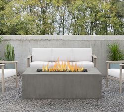 Arbor Concrete Rectangular Fire Pit