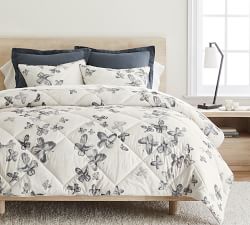 Butterfly Kisses Percale Comforter Sham