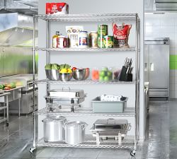 Wire Rolling Storage Cart