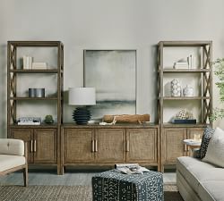Anders Open Bookcase with Doors (34&quot;)