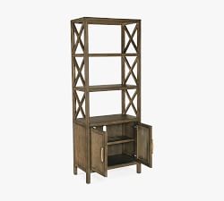 Anders Open Bookcase with Doors (34&quot;)