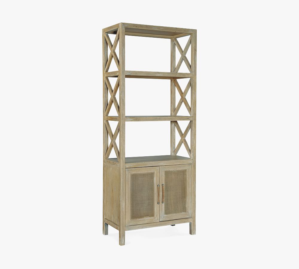 Anders Open Bookcase with Doors (34&quot;)