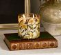 Hand Painted Flower Candle