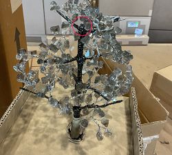 Open Box: Faceted Glass Mirror Tree, Large