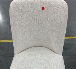 Open Box: Layton Upholstered Side Dining Chair - Seadrift Legs, Performance Boucle Oatmeal