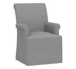 PB Comfort Roll Slipcovered Dining Armchair
