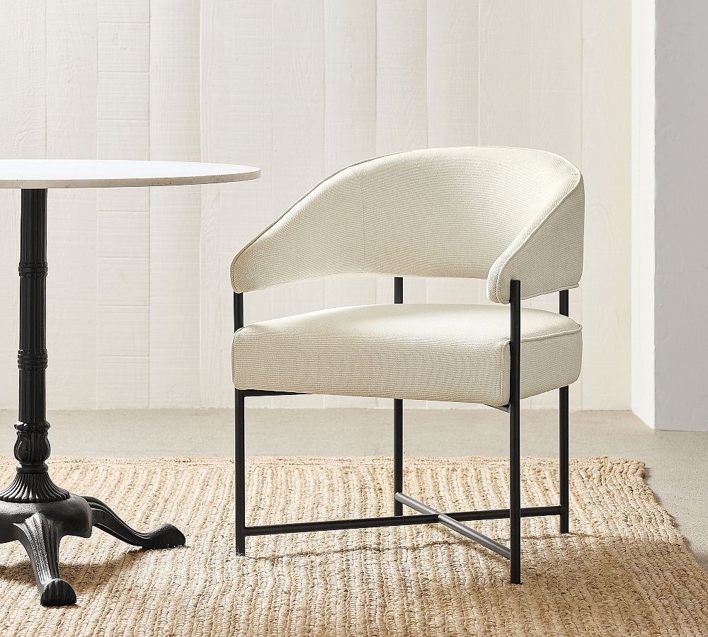 Baldwin Upholstered Metal Dining Chair