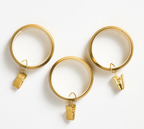 Featherweight Curtain Clip Rings