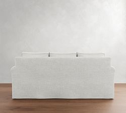 Cameron Roll Arm Slipcovered Sleeper Sofa with Memory Foam Mattress (88&quot;)