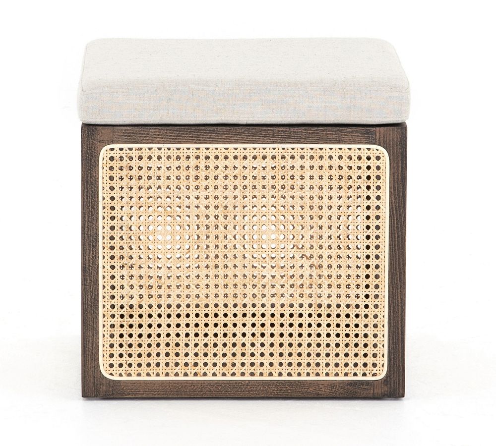 Tyrone Square Cane Ottoman