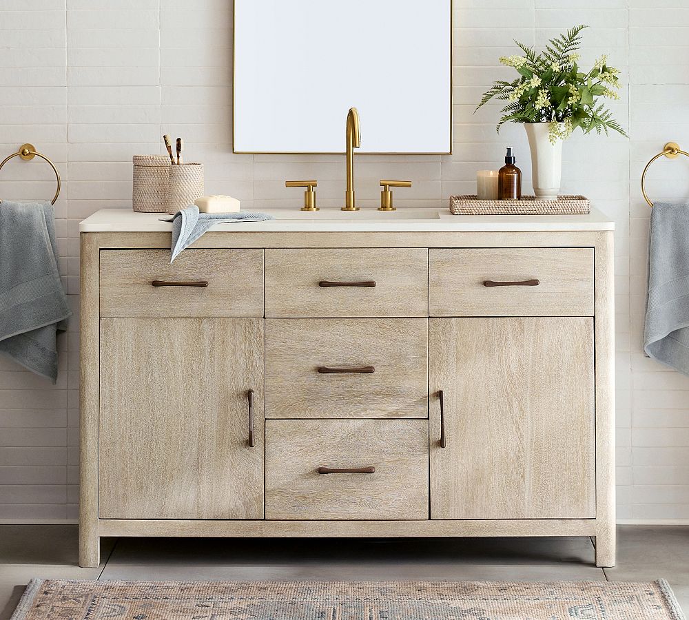 Aptos 52&quot; Single Wide Sink Vanity