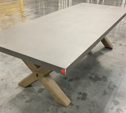 Open Box: Abbott Concrete &amp; FSC&#174; Acacia Rectangular Outdoor Coffee Table, XL - Gray Wash