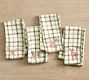 Theo Plaid Cotton Napkins - Mixed Set of 4