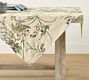 Pheasant Embroidered Cotton Table Throw
