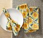 Sunflower Organic Cotton Napkins - Set of 4