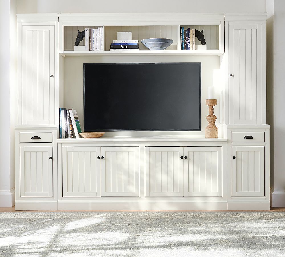 Aubrey 6-Piece Storage Cabinet with Shelf Set (108&quot;)