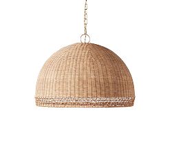 Augustus Round Rattan Pendant (23&quot;)