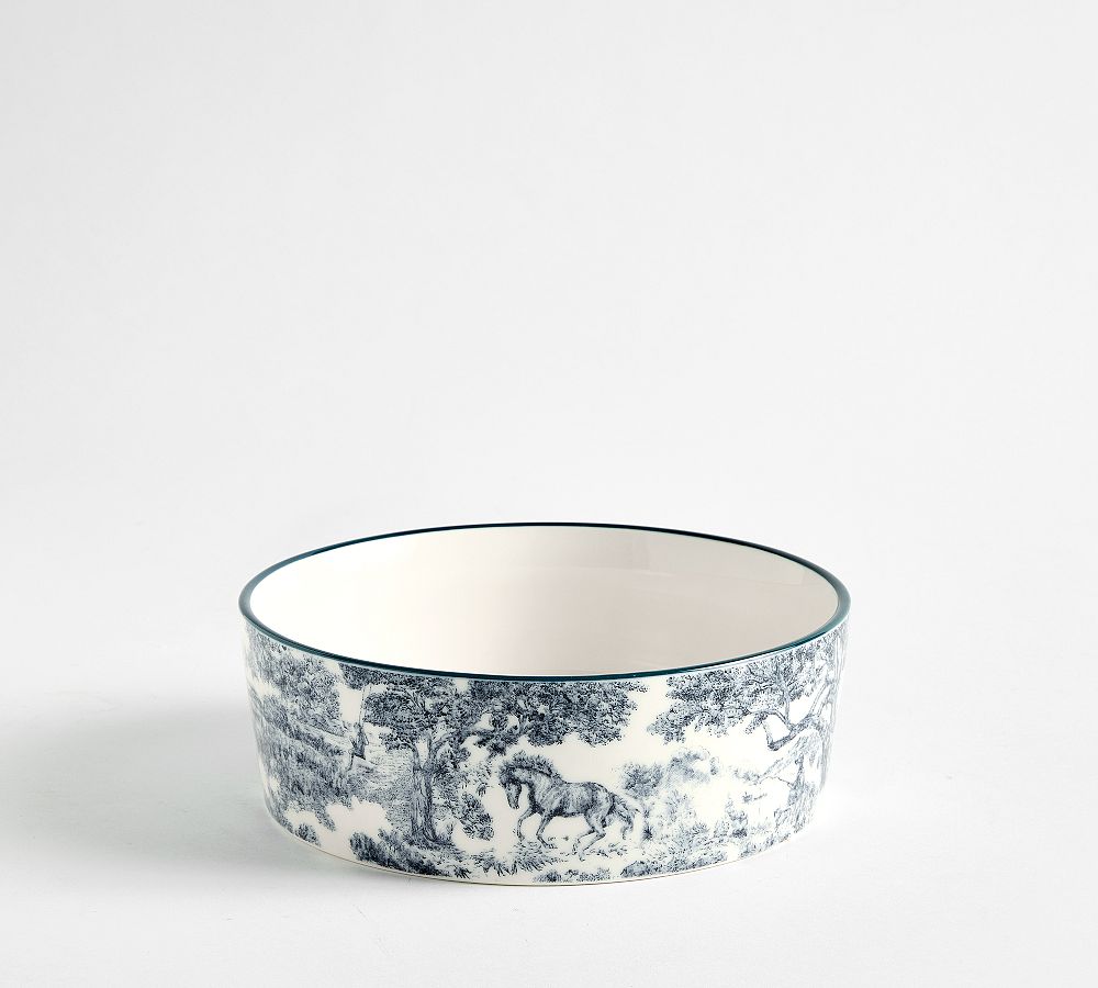 Brandon Maxwell Groveland Toile Pet Bowl (Set of 3)