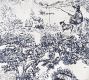 Brandon Maxwell Groveland Toile Reversible Table Throw