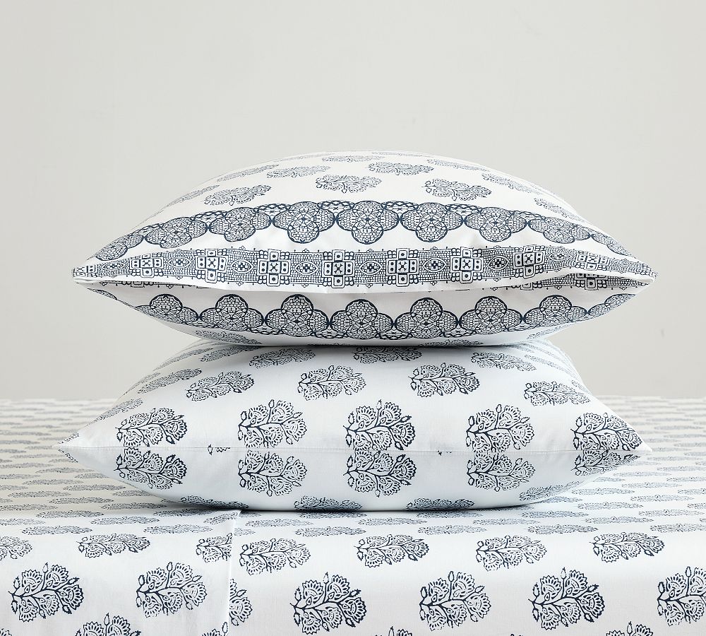 Roller Rabbit Paisley Block Pillowcases - Set of 2