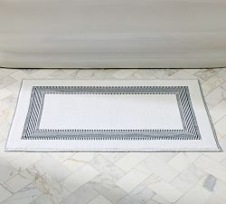 Brandon Maxwell Cortland Grosgrain Bath Mat