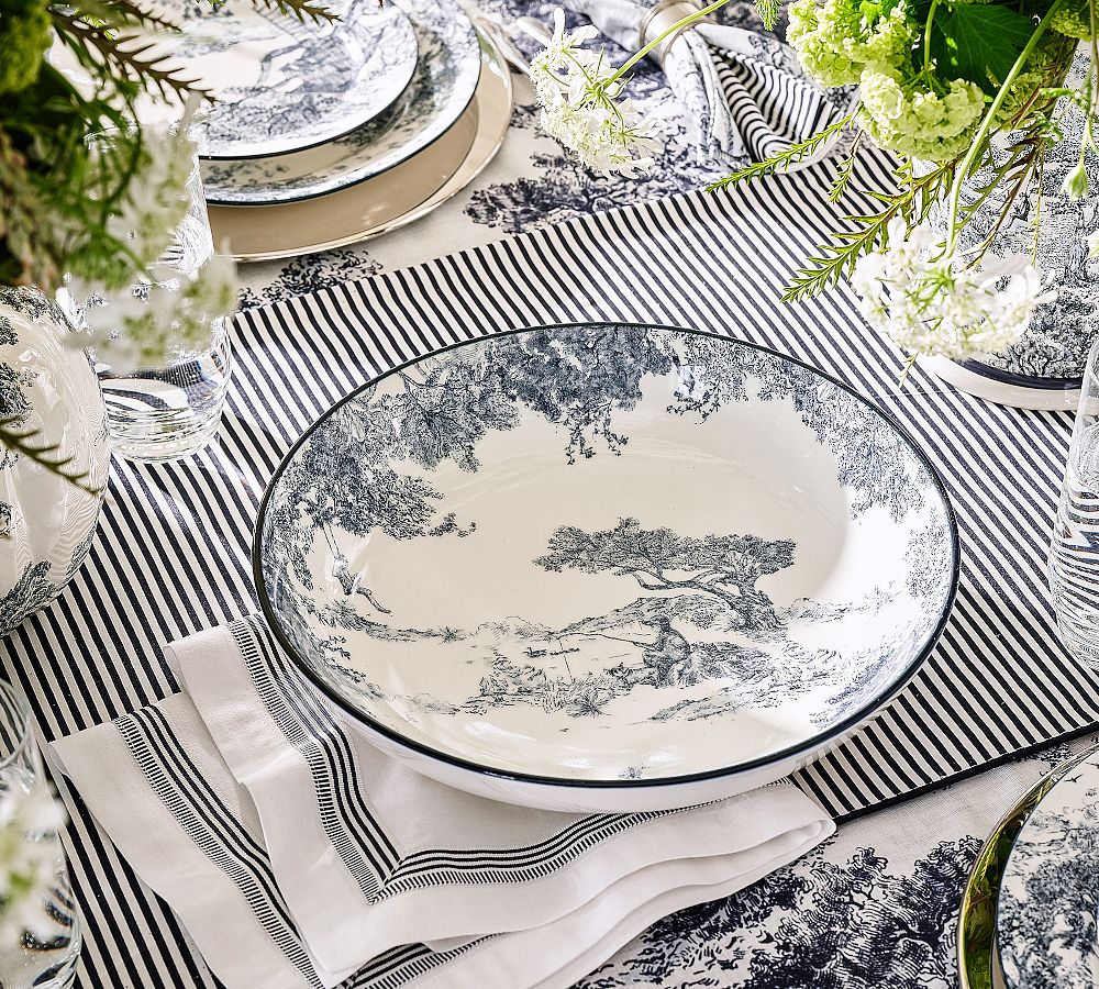 Brandon Maxwell Groveland Toile Serving  Bowl