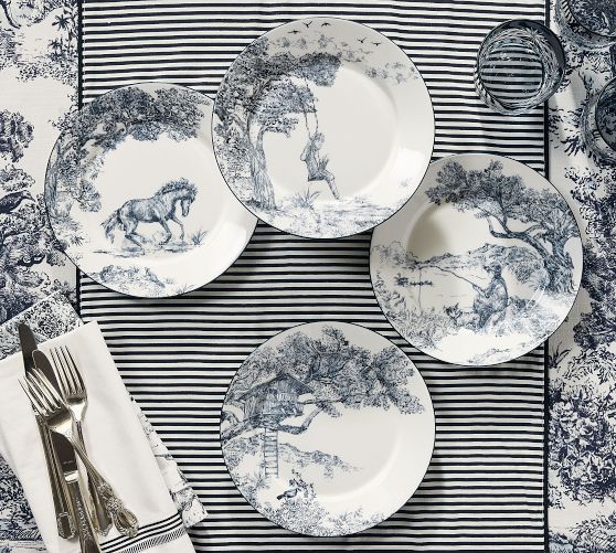 Cynthia Rowley Midsummer Night's Dream Salad Plates - Set of