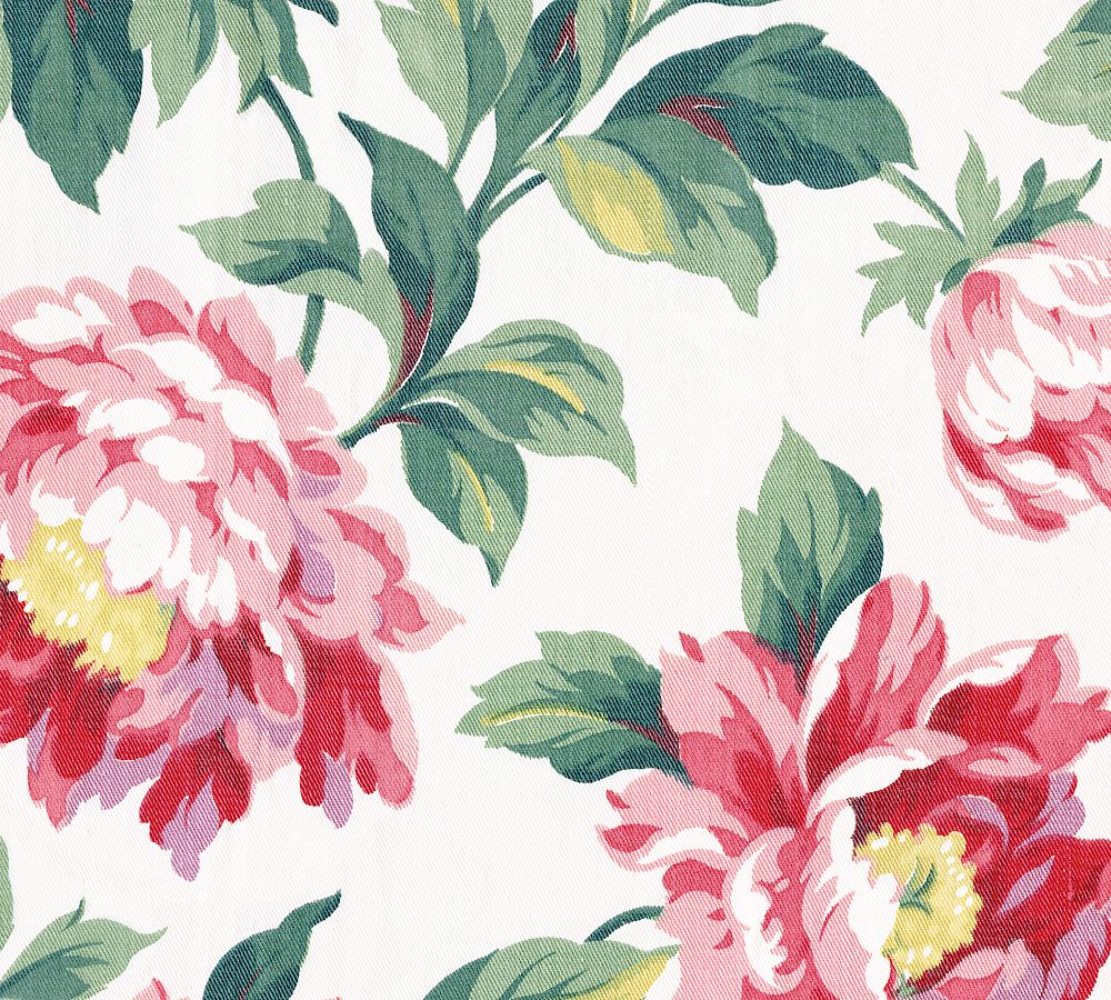 Peony Printed Wallpaper Sample - 8&quot;W x 12&quot;L
