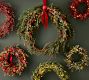 Lit Faux Eucalyptus and Berry Wreath &amp; Garland