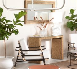 Logan Seagrass Console Table (48&quot;)