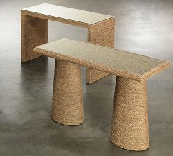 Logan Seagrass Console Table (48&quot;)