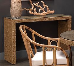 Logan Seagrass Console Table (48&quot;)