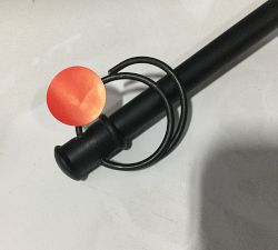 Open Box: Drapery Wand, Matte Black