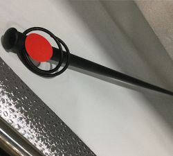 Open Box: Drapery Wand, Matte Black