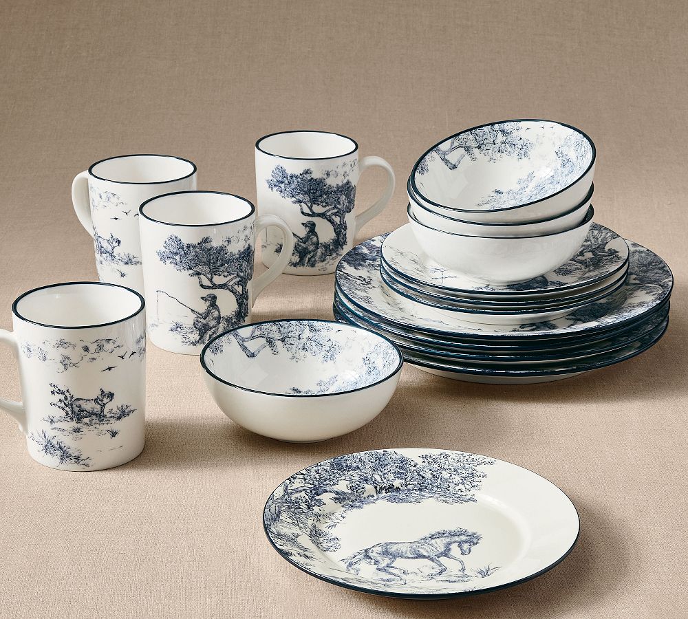Brandon Maxwell Groveland Toile Dinnerware Collection