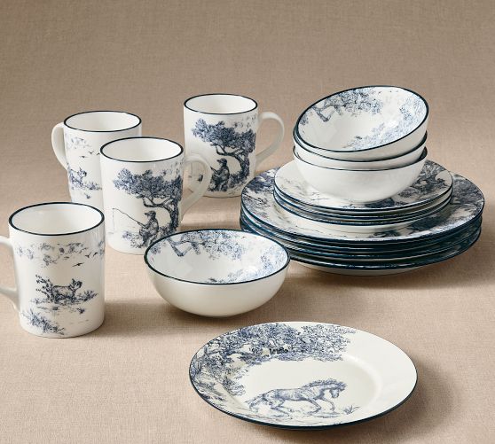 Brandon Maxwell Groveland Toile Dinnerware Collection