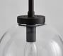 Claremont Glass Globe USB Table Lamp (25&quot;)
