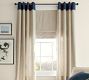 Emery Linen Cordless Roman Blackout Shade
