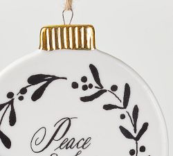 Maybelle Sentiment Ceramic Ornament