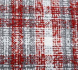 Olive Plaid Pillow Cover