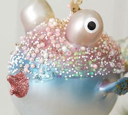 Embellished Blowfish Ornament