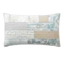 Island Patchwork Handcrafted Cotton Quilted Sham
