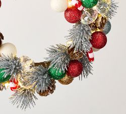 Peppermint Twist Wreath Ornament