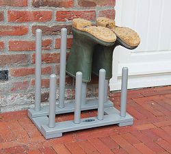 Tall Wooden Boot Rack