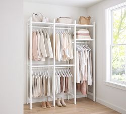 Essential Walk-In&#160;Closet by Hold Everything, 6' Complete Hanging System&#8203;