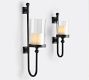 Parker Recycled Glass &amp; Bronze Wall Mount Candle Holder