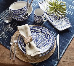 Puebla Porcelain Cereal Bowls - Set of 4